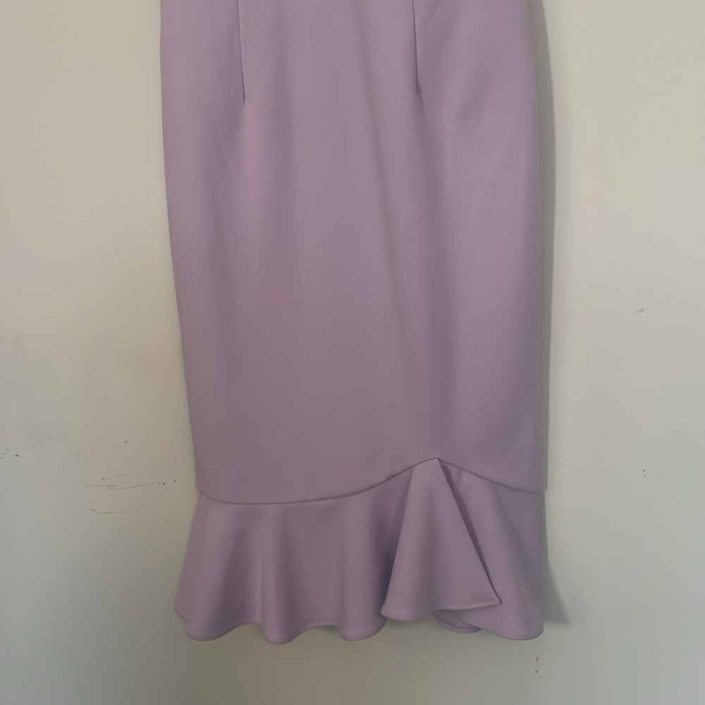 Betsey Johnson Elegant Lavender Sleeveless Dress NWT - Picture 4 of 7